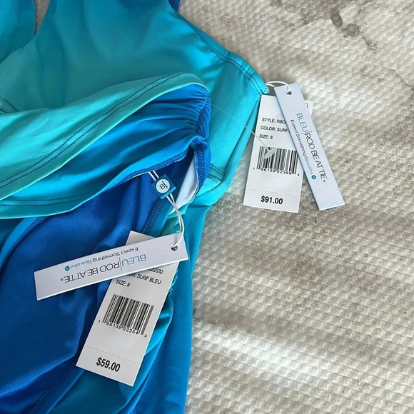 Bleu Rod Beattie Coast To Coast High-Neck Underwire Tankini Top & Hipster Bottom - Picture 13 of 13